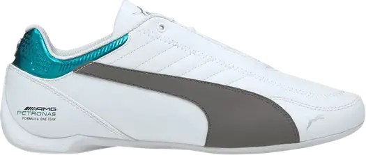 Кроссовки Puma Mercedes-AMG Petronas Motorsport x Future Kart Cat White Smoked Pearl, белый