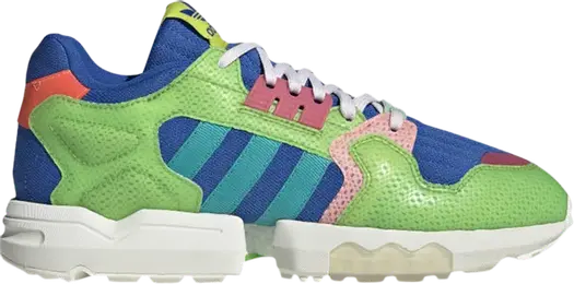 Кроссовки Adidas Parley x ZX Torsion 'Aqua Solar Green', синий
