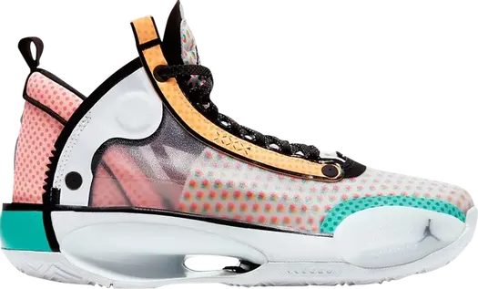 Кроссовки Air Jordan 34 GS Guo Ailun, разноцветный