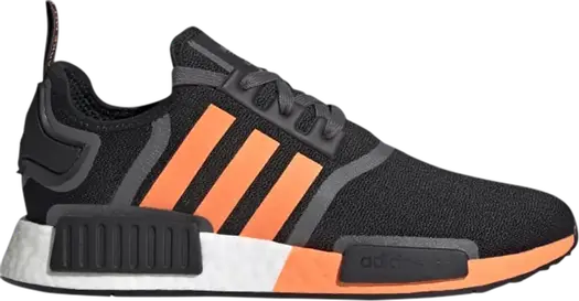 Кроссовки Adidas NMD_R1 'Black Screaming Orange', черный