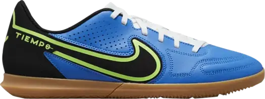 Кроссовки Nike Tiempo Legend 9 Club IC 'Light Photo Blue Lime Glow', синий