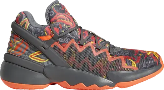 Кроссовки Adidas D.O.N. Issue #2 'Floral', серый