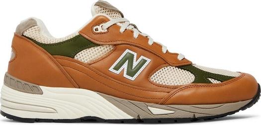 Кроссовки New Balance Aimé Leon Dore x 991 Made in England 'Tan', загар