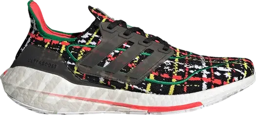 Кроссовки Adidas Palace x UltraBoost 21 'Black Multicolor', черный