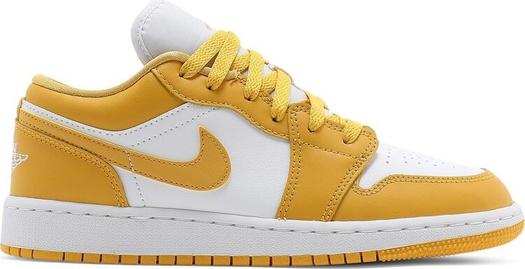 Кроссовки Air Jordan 1 GS Pollen, желтый