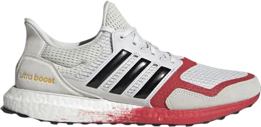 Кроссовки Adidas UltraBoost DNA 'Grey Lush Red', серый