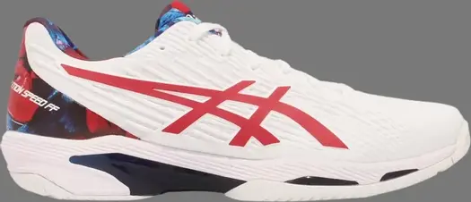 Кроссовки solution speed ff 2 le 'white classic red' Asics, белый