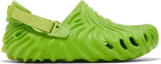 Кроссовки Salehe Bembury x Pollex Clog Crocodile, зеленый