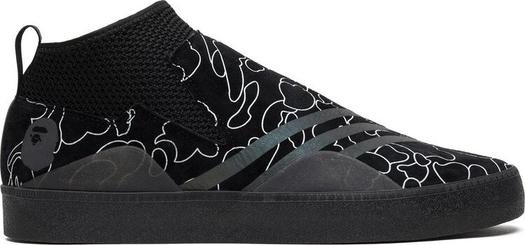 Кроссовки Adidas A Bathing Ape x 3ST.002 'Core Black', черный