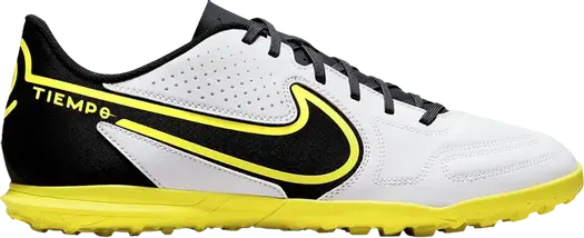 Кроссовки Nike Tiempo Legend 9 Club TF 'White Yellow Strike', белый