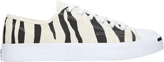 Кроссовки Converse Jack Purcell Ox Zebra Print, белый