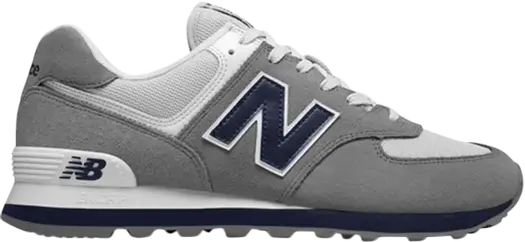 Кроссовки New Balance 574 Core Plus, серый/белый
