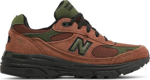 Кроссовки New Balance Aimé Leon Dore x Wmns 993 Made In USA 'Beef & Broccoli', коричневый