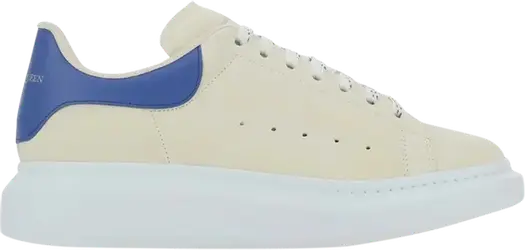 Кроссовки Alexander McQueen Oversized Sneaker Vanilla Blue, кремовый
