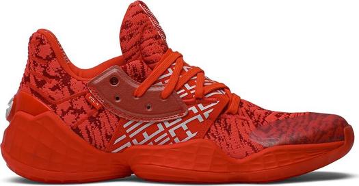Кроссовки Adidas Harden Vol. 4 'Solar Red', красный