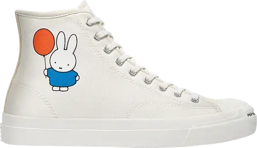 Кроссовки Converse POP Trading Company x Jack Purcell Pro High Miffy - Egret, кремовый