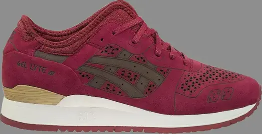 Кроссовки gel lyte 3 evo 'laser' Asics, красный