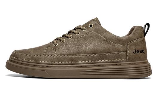 Кроссовки Jeep Skateboard Shoes Men Low-Top Camel