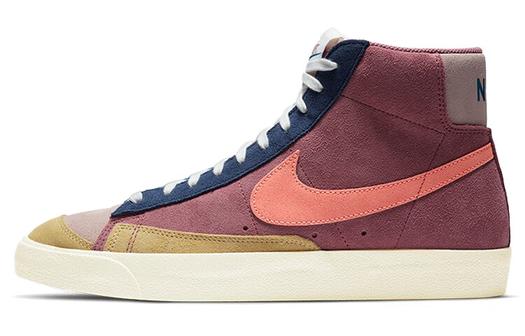 Кроссовки Nike Blazer Mid 77, бордовый/коричневый