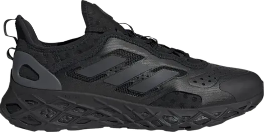 Кроссовки Adidas Web Boost 'Black Blue Metallic', черный