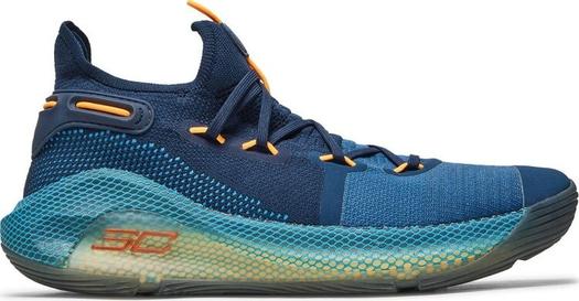 Кроссовки Under Armour Curry 6 Underrated, синий