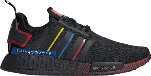 Кроссовки Adidas NMD_R1 'Olympic Pack - Black', черный