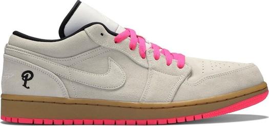 Кроссовки Sneaker Politics x Air Jordan 1 Low Block Party, белый
