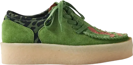 Кроссовки Clarks Salehe Bembury x Mud Moss Lugger Cupsole Sapa Green, зеленый