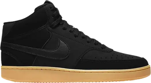 Кроссовки Nike Court Vision Mid 'Black Gum', черный