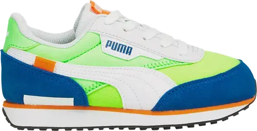 Кроссовки Puma Future Rider Play On Jr White Fizzy Lime, белый