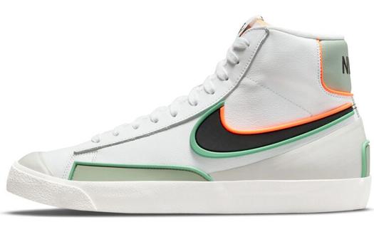 Кроссовки Nike Blazer Mid 77 Infinite, белый/зеленый