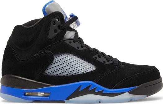 Кроссовки Air Jordan 5 Retro Racer Blue, черный