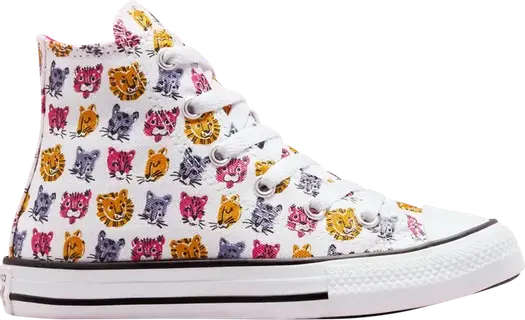 Кроссовки Converse Chuck Taylor All Star High GS Jungle Cats, разноцветный