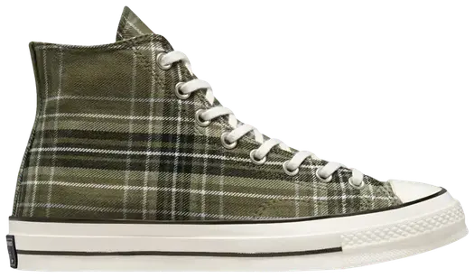 Кроссовки Converse Chuck 70 High Desert Tartan - Utility, зеленый