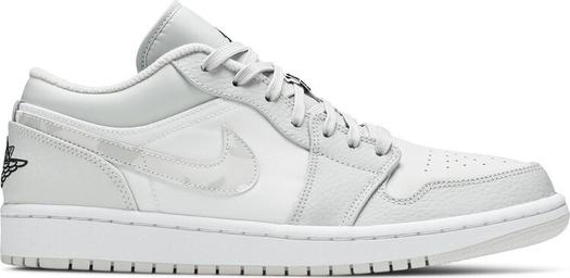 Кроссовки Air Jordan 1 Low White Camo, белый