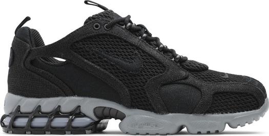 Кроссовки Nike Stussy x Air Zoom Spiridon Caged 2 'Black Cool Grey', серый