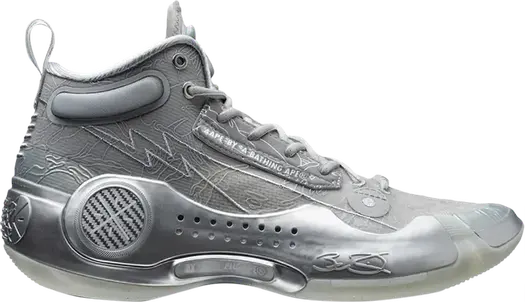 Кроссовки AAPE x Way Of Wade 10 10th Anniversary, серебряный
