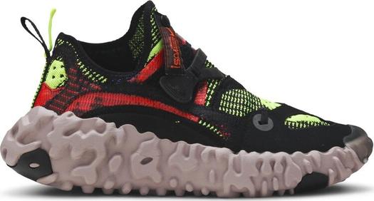 Кроссовки Nike ISPA OverReact Flyknit 'Crimson Volt', черный