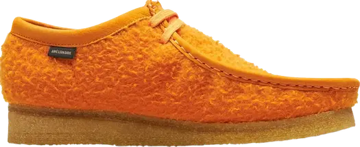 Кроссовки Clarks Aimé Leon Dore x Wallabee Casentino Wool Orange, оранжевый