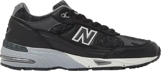 Кроссовки New Balance 991 Made in England 'Harris Tweed', черный