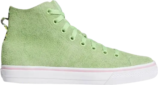 Кроссовки Adidas Nizza Hi RF 'Spring Green', зеленый