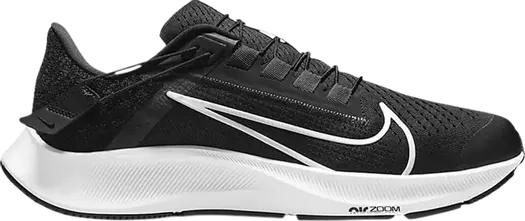 Кроссовки Nike Air Zoom Pegasus 38 FlyEase 'Black White', черный