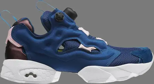 Кроссовки face stockholm x wmns instapump fury Reebok, синий