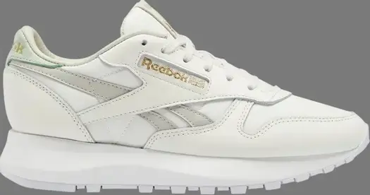 Кроссовки wmns classic leather sp 'chalk moonstone' Reebok, белый