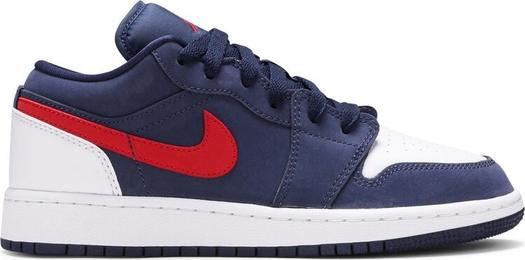 Кроссовки Air Jordan 1 Low GS USA, синий