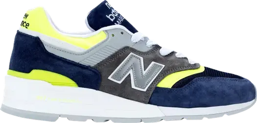 Кроссовки New Balance 997 Made In USA 'Blue Lime', синий