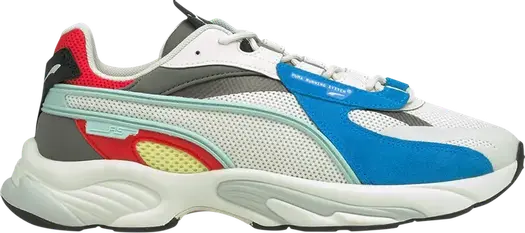 Кроссовки Puma RS-Connect Lazer Vaporous Grey Energy Blue, серый