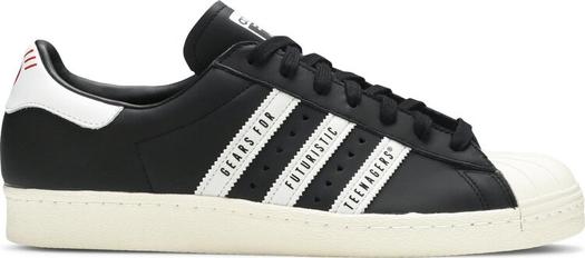 Кроссовки Adidas Human Made x Superstar 'Gears For Futuristic Teenagers - Black', черный