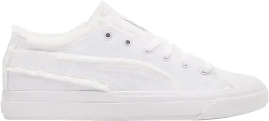 Кроссовки Puma Capri Raw Cut - Triple White, белый