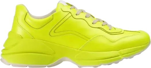 Кроссовки Gucci Rhyton Fluorescent Yellow, желтый